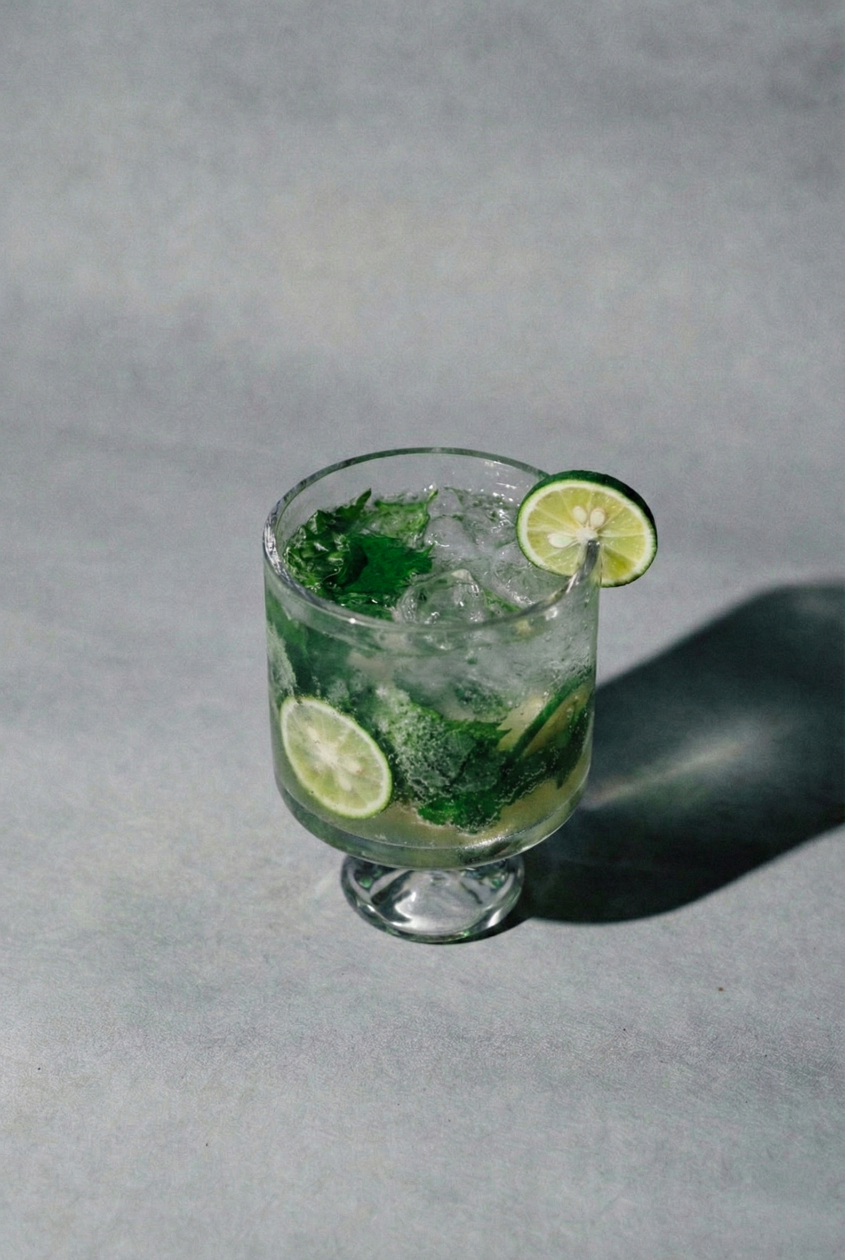 黒文字のノンアルモヒート